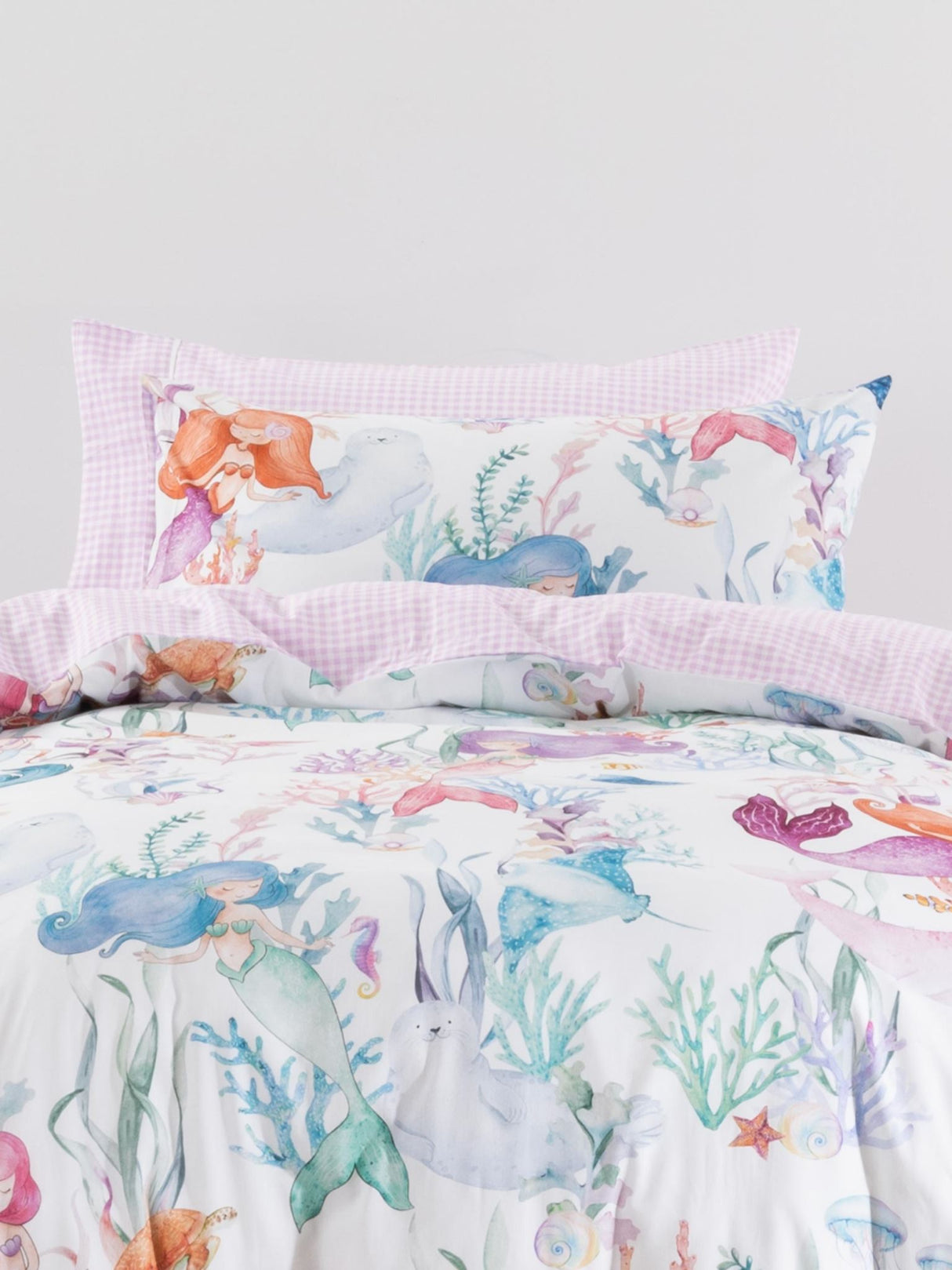 Mermaid Lagoon Duvet Cover Set by Squiggles - Single