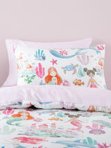 Mermaid Splash Duvet Cover Set by Squiggles - Double