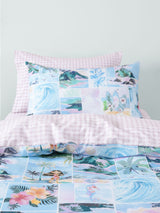 Double - Palm Paradise Duvet Cover Set by Squiggles
