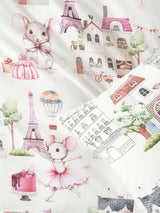Single - Paris Tails Duvet Cover Set by Squiggles