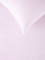 Scribble Stripe Fitted Sheet Set by Squiggles - Single - Pink