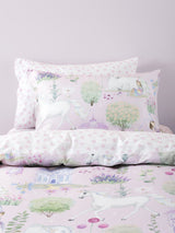 Stardust Garden Duvet Cover Set by Squiggles - Double (Mauve)