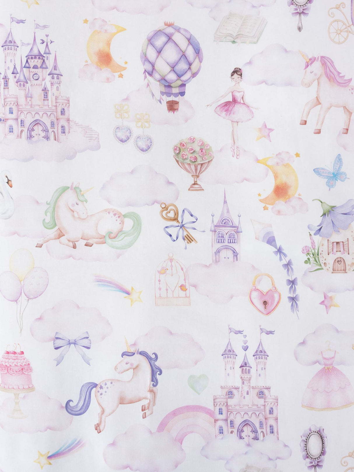 Double - Unicorn Stardust Duvet Cover Set by Squiggles