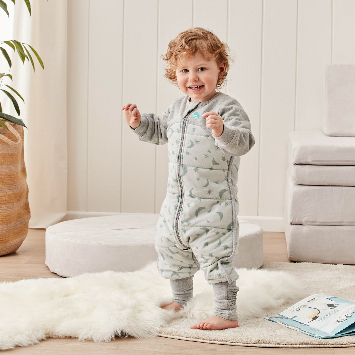 Love to DreamSleep Suit™ Warm 2.5 TOG - Moonlight Olive - 12-24M