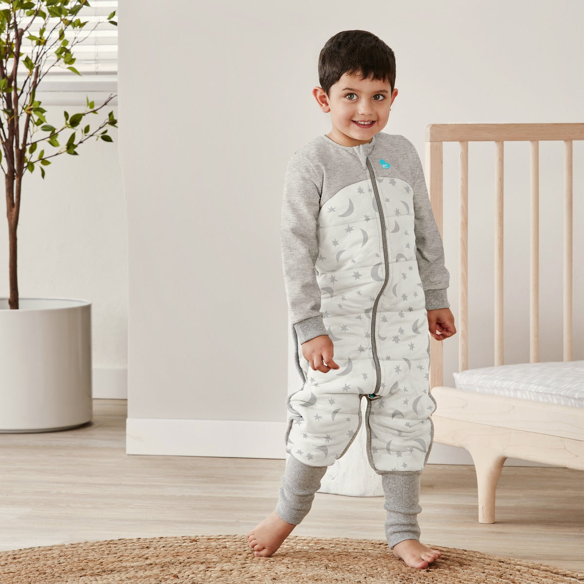 Love to DreamSleep Suit™ Warm 2.5 TOG - Moonlight White - 6-12 month