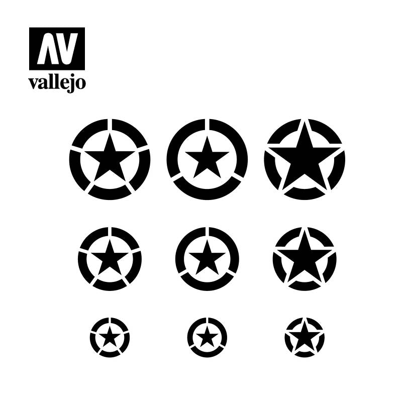 Vallejo - Stencils - Air Markings - USAF Markings