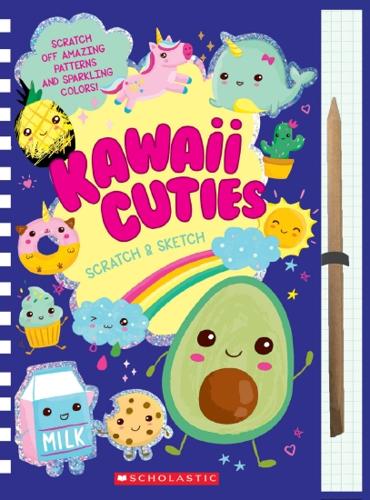 Kawaii Cuties: Scratch Magic by Becky Herrick – Activity Book