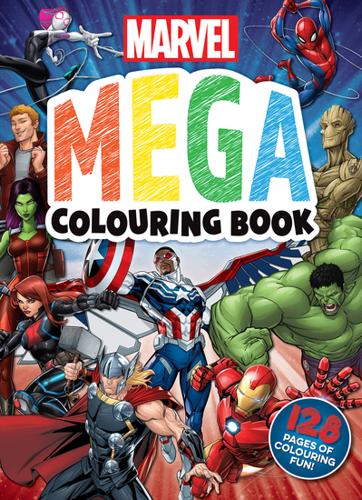 Marvel: Mega Colouring Book (Starring Captain America)