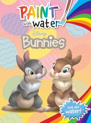 Disney Bunnies: Paint with Water – Paperback Book