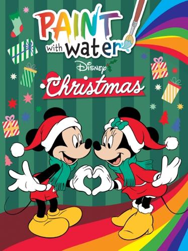 Disney Christmas: Paint With Water – Paperback Book