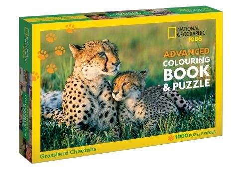 National Geographic Kids Advanced Colouring Book & 1000-Piece Puzzle