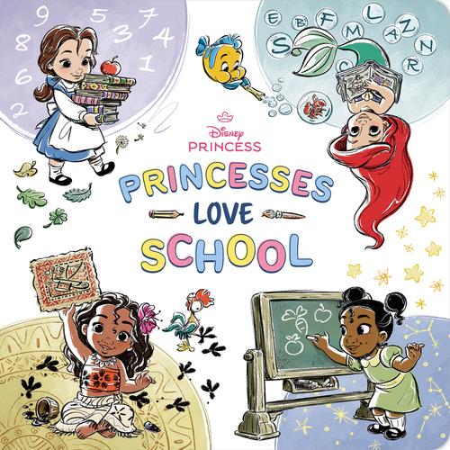 Princesses Love School (Disney Princess) – Board Book