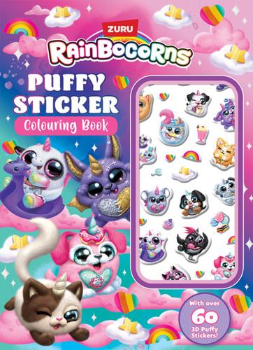 Rainbocorns: Puffy Sticker Colouring Book 2025