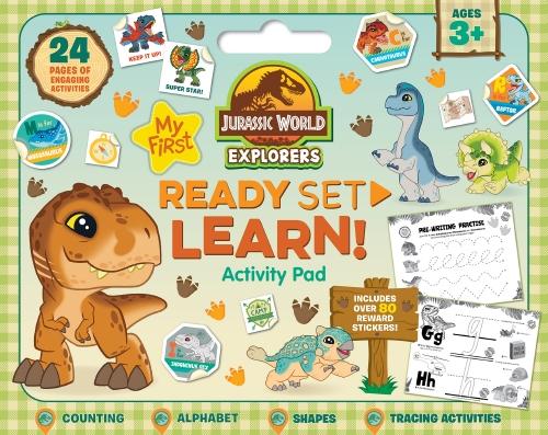 Jurassic World Explorers Ready Set Learn! Activity Pad – Ages 3+