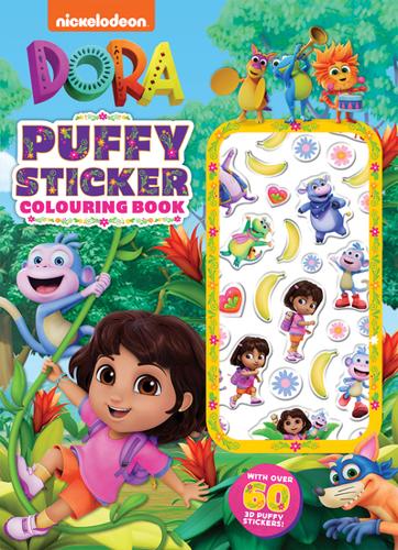 Dora: Puffy Sticker Colouring Book (Nickelodeon)