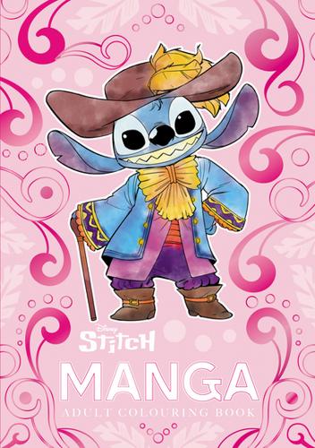 Stitch: Manga Adult Colouring Book (Disney)