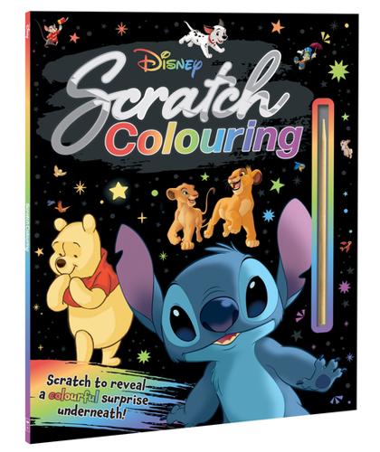 Disney Classics: Scratch Colouring – Hardback Book