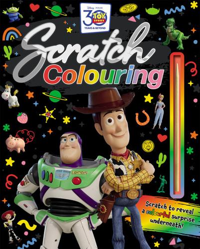 Toy Story 30Th Anniversary: Scratch Colouring (Disney Pixar) – Hardback Book
