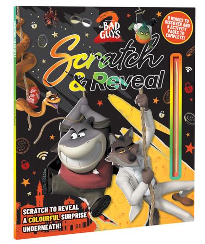 The Bad Guys 2: Scratch and Reveal (Dreamworks) – Hardback Book