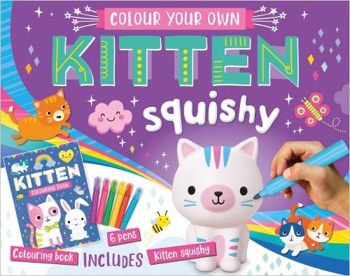 Colour Your Own Kitten Squishy Box Set