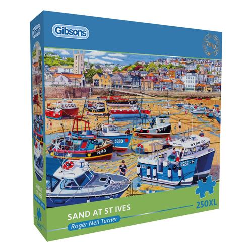 250 XL Piece Jigsaw Puzzle Sand At St Ives - Gibsons