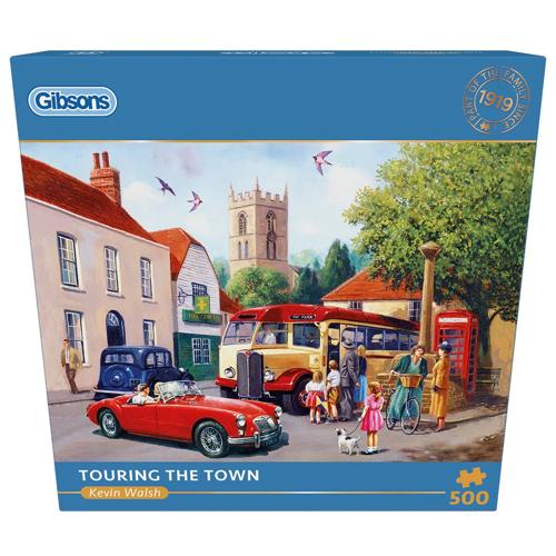 500 Piece Jigsaw Puzzle Touring The Town - Gibsons