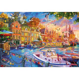500 Piece Jigsaw Puzzle Harbour Reflections - Gibsons