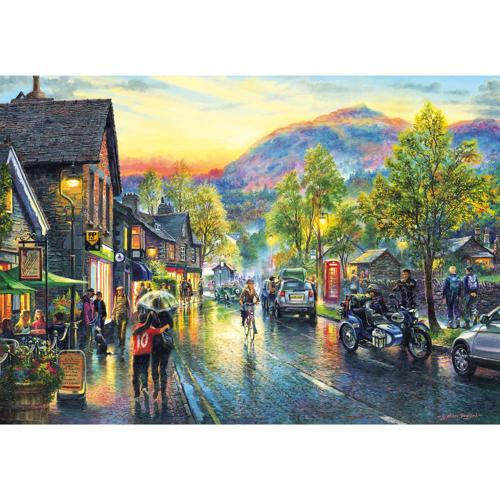 500 Piece Jigsaw Puzzle Grasmere By Twilight - Gibsons