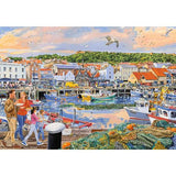4 x 500 Piece Jigsaw Puzzle Beside The Seaside - Gibsons