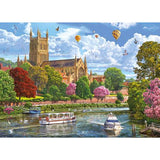 1000 Piece Jigsaw Puzzle Worcester From The River - Gibsons