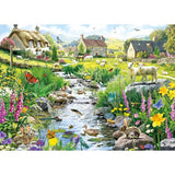 1000 Piece Jigsaw Puzzle Babbling Brook - Gibsons