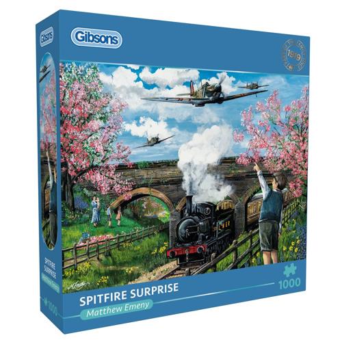1000 Piece Jigsaw Puzzle Spitfire Surprise - Gibsons