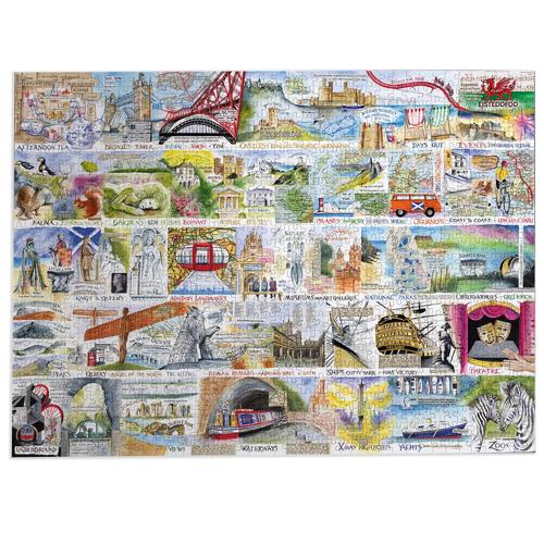1000 Piece Jigsaw Puzzle British & Brilliant - Gibsons