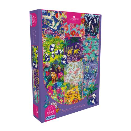 1000 Piece Jigsaw Puzzle Nature's Carnival - Gibsons