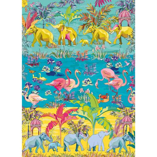 1000 Piece Jigsaw Puzzle Tropical Oasis - Gibsons