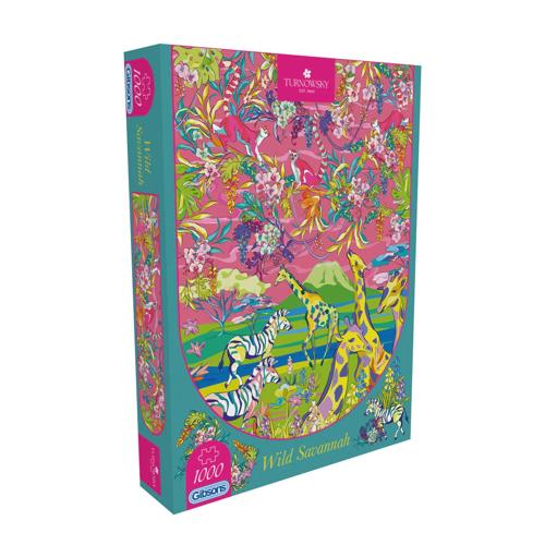 1000 Piece Jigsaw Puzzle Wild Savannah - Gibsons