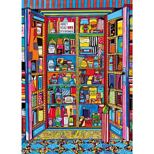 1000 Piece Jigsaw Puzzle British Fridge - Gibsons