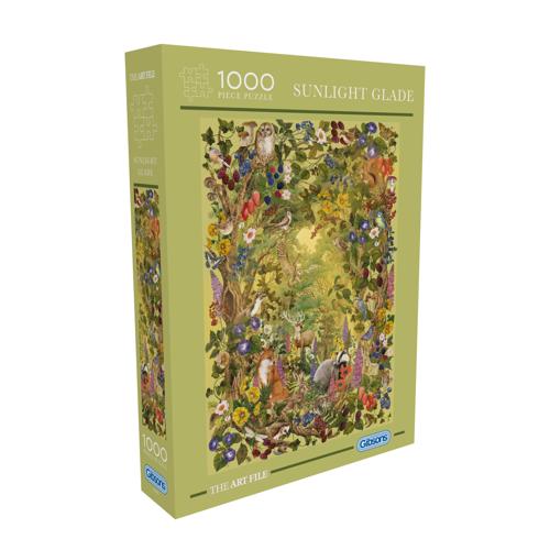 1000 Piece Jigsaw Puzzle Sunlight Glade The Art File - Gibsons