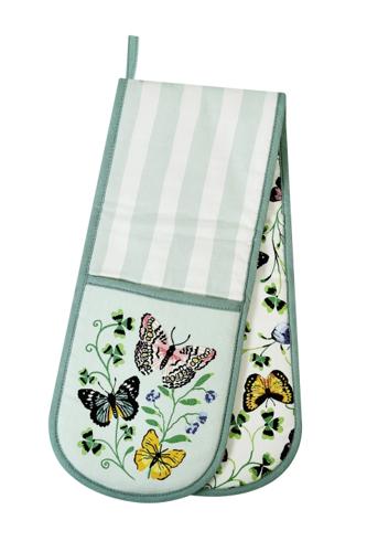 Butterfly Grove Double Oven Glove 18 x 88cm â€“ Ulster Weavers