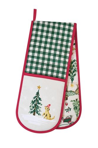 Winter Walkies Double Oven Glove 18 x 88cm â€“ Ulster Weavers
