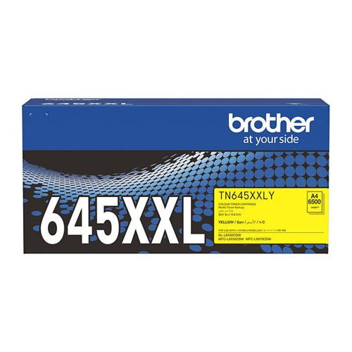 Yellow Super High-Yield Toner Brother TN645XXLY Genuine 6,500 Pages
