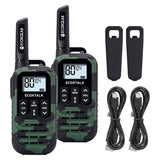 UHF Handheld Radio 0.5W 3km 2-Pack Ecoxgear EcoXTalk Green Camo