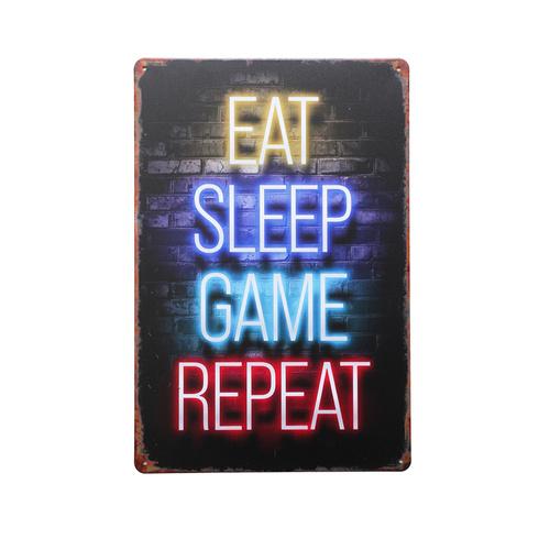 Art Tin Sleep Game Repeat