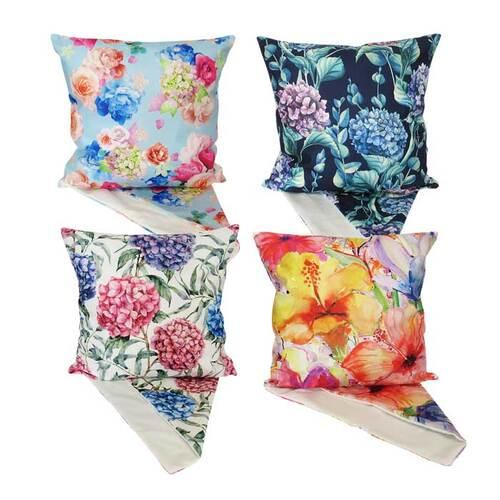 Cushion Cover - Floral Mix Set - Set of 4
