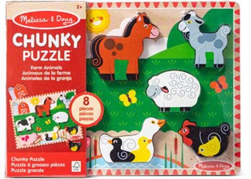 Melissa & Doug - Farm Chunky Puzzle