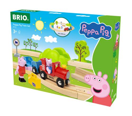 BRIO - Peppa Pig Train Set 18 pieces