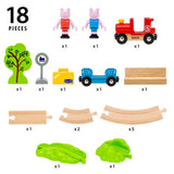 BRIO - Peppa Pig Train Set 18 pieces