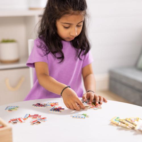 Melissa & Doug - Vehicles Puzzles in a Box (Smartfox)