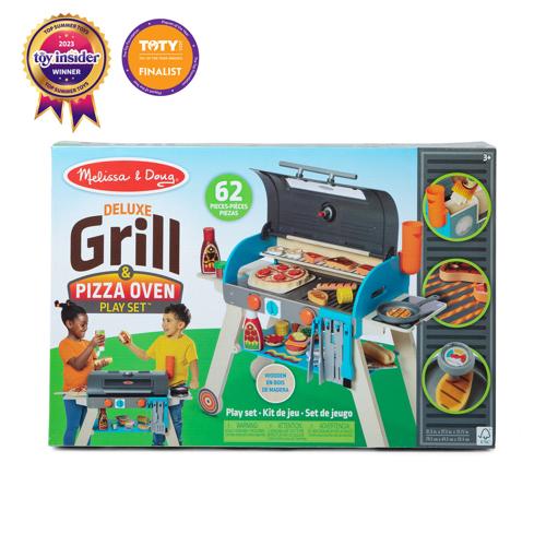 Melissa & Doug - Deluxe Grill & Pizza Oven Play Set (Smartfox)