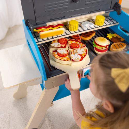 Melissa & Doug - Deluxe Grill & Pizza Oven Play Set (Smartfox)